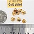 8 יחידות מתלה (מוצץ) ראש גדול 6 ממ, נעץ 1.0 ממ