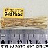 20 מוט ראש לולאה ,50 ממ. GOLD PLATED