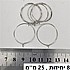 8 יחידות. צבע ניקל 25 ממ.