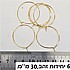 6 יחידות צבע זהב, 30 ממ.