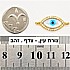 צורת עיין, צדף, צבע זהב