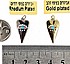 תליון לב גבוה עם עין