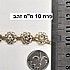 פרח 10 ממ זהב