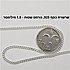 50 סנטימטר - שרשרת כסף 925, דגם פנצר 050.
