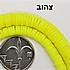 חרוזי דיסק סיליקון צהוב