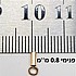 2 יחידות קוטר פנימי 0.8 מילימטר