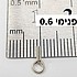 קוטר פנימי 0.6 ממ