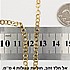 שרשרת אל חלד זהב, חוליות עגולות 4 מילימטר