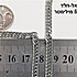 שרשרת אל חלד שטוח, 5 מילימטר. (גורמט)
