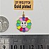 תליון חמניה , בציפוי אמייל צבעוני