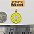 תליון חמנייה בציפוי אמייל צהוב