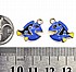 2 תליוני תלת ממד, דגה צבעוני
