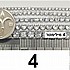 חצי מטר , שטראס זירקונים 4 מילימטר, rudium plated