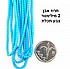 חרוז אבן אפגאני, 2 ממ, צבע תכלת בייבי
