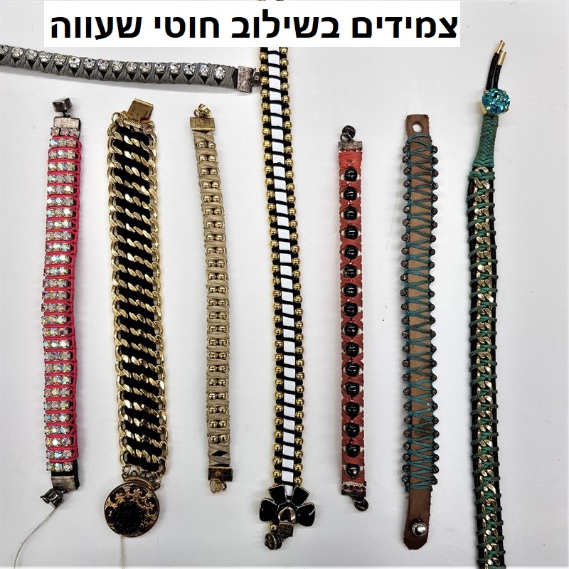 צמידים מחוטי שעווה בחנות חרוזים משי צמידים מחוטי שעווה